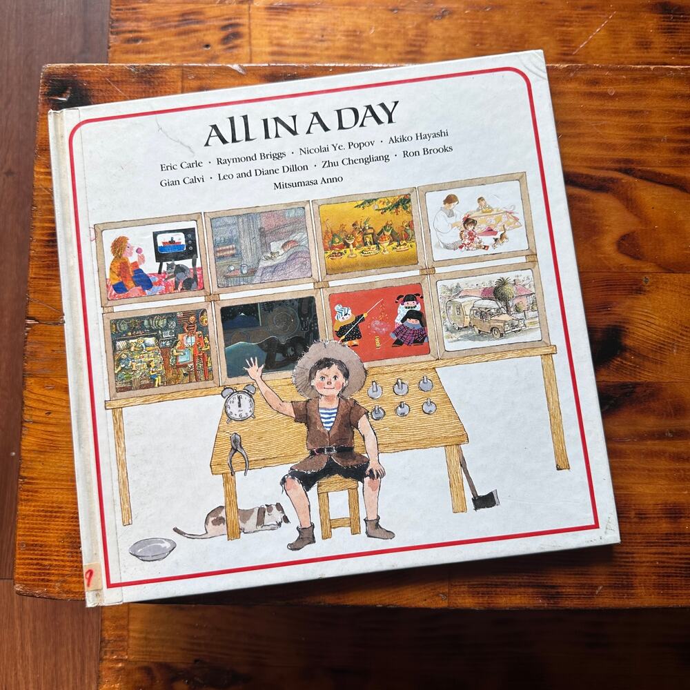 Vintage 1986 All In A Day (Multiple Artists) Hardcover Book
